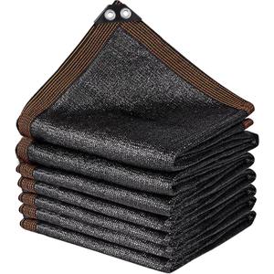 winemana Black Shade Cloth 50%, 30x50 FT Mesh Tarp - Garden Shade for Greenhouse, Patio, Vegetables, Plants Cover and Chicken Coops, Sun Shade Net for Outdoor Protection with Reinforced Grommets