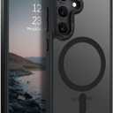 BENTOBEN Magnetic for Samsung Galaxy S24 Plus Case [Compatible with Magsafe] Translucent Matte Slim Thin Shockproof Anti-Yellow Women Men Protective Phone Cases Cover for Samsung S24 Plus 6.7", Black