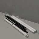Heavy Duty Curtain Rods for Windows 72 to 144 Inch, White Curtain Rods for Outdoor, Farmhouse, Bedroom, Kitchen, Living Room, Adjustable Easy Install (A2,30"-150")