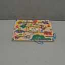 Magnetic Color and Number Maze, Commodum Montessori Counting Matching Learning Puzzle Board, Dinosaur Wooden Magnet Maze Game, Toddler Fine Motor Skills Travel Toys for Boys Girls 3 4 5 Years Old