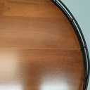 AMH 18-Inch Farmhouse Oak Lazy Susan Organizer, Walnut Finish