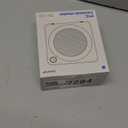 Gaiatop Mini Space Heater, Lightweight PTC Ceramic Fast Heating 500W Energy Efficient for Indoor Use, Overheating & 45 Tip-Over Protection, Portable Desk Electric Heaters for Office Home White