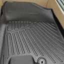 Floor Mats for 2014-2018 Kia Forte & Cargo Mat, TPE All Weather Protection Car 1st & 2nd Row Floor Liners with Trunk Mat Full Set Accessories, Black
