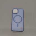 Miracase Magnetic for iPhone 14 Case 6.1 inch (Compatible with MagSafe)with 2X Screen Protectors Military-Grade Protection, Anti-Fingerprint Translucent Matte Phone Case Cover, Light Blue