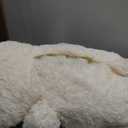 47 inch Big Giant Teddy Bear Stuffed Animals, White Cream Soft Plush Life Size Bear Toy All Ages Gift for Children/ Girlfriend/ Valentine's Day/ Christmas/ Birthday/ Baby Shower/ Wedding/ Party Decorations