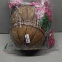 Yastouay 2 Pack Artificial Hanging Flowers for Outdoors, Fake Hanging Plants with Baskets, UV Resistant Hanging Flowers Fake Flowers for Outdoors Porch Patio Garden Spring Summer Decor(Purple Red)