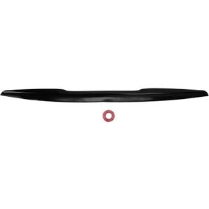 Ejoyous Universal Car Rear Trunk Spoiler, Rear Roof Trunk Spoiler Lip Tail Wing Rubber Glossy Black Anti Universal for Car
