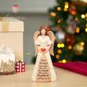 Gifts for Mom from Daughter Son: Thank You Moms Angel Figurines Statue - Sentimental Gift for Christmas Birthday Mothers Day Thanksgiving