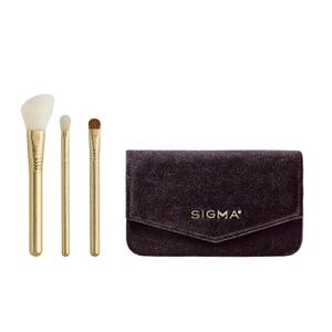 Sigma Beauty Beauty Elite Essential Trio Brush (Gold)