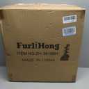 Furlihong 3819BH Portable Tennis Ball Machine 5 Adjustable Angles, 2 Power Levels, 4 Serve Intervals, Up to 30 MPH, for All Skill Levels Training