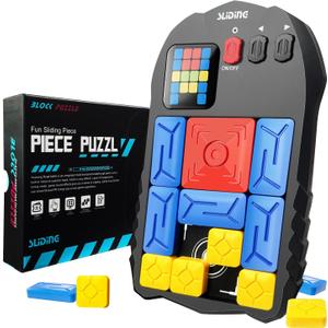 Super Slide Puzzle Game - 500+ Levels Brain Teaser | Electronic Sliding Puzzle Toy for All Ages | Fun Unblocking Logic Game for Kids & Adults