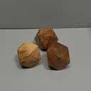 NIRMAN Acacia Wood Decorative Wood Ball for Centerpiece or Individual Use Ideal for Use in Living, Dining Room, Coffee Table Centerpiece Home Dcor (3" x 3" x 3"), (Set of 3)