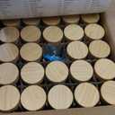 NETANY 24 Pcs Glass Spice Jars with Bamboo Lids, 4 oz Glass Jars with Minimalist Farmhouse Spice Labels Stickers, Collapsible Funnel, Seasoning Storage Bottles for Spice Rack, Cabinet, Drawer