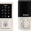 Kwikset SmartCode 270 Keyless Entry Electronic Touchpad Deadbolt Door Lock with Auto-Lock, Custom User Codes, Advanced Security in Satin Nickel Contemporary