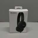 Sony ZX Series Wired On-Ear Headphones, Black MDR-ZX110