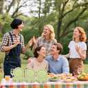 50PCS Sage Green Gingham Birthday Plates, 7 Inch Disposable Gingham Cake Plates Plaid Dessert Plates for Picnic Barbecue Baby Shower Wedding Birthday Party Decorations