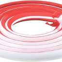 1/2 Inch Flexible Quarter Round Molding, 9.8Ft Trim Molding with Self Adhesive for Wall Tile Edge Floor Corner, Staircase Cabinet Tub (White)