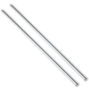 Stainless Steel Threaded Rods, M10-1.5 Thread Pitch, 250 mm Length (Pack of 2)