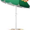 Portable UV Sun Shade Umbrella with Tripod Stand  Lightweight, Adjustable, and Instant Sun Protection for Outdoor Sports, Camping, and More  Green