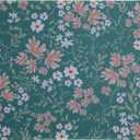 Mouse Pad Small Square Mousepad, Floral Green Cute Portable Thin Travel Mouse Pads for Desk with Stitched Edges Rubber Base for Laptop, Wireless Mouse, Computers, Office, 10.2x8.3x0.12 In