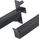 2inch Rack Barbell Safety Catches Squat Rack Safety Arm Spotter Attachment Fit for 2x2 Power Rack Cage with 1" or 5/8" Hole