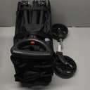 Collapsible Wagon Cart with Wheels Foldable - Folding Utility Heavy Duty Wagons Carts for Grocery Sports Garden Shopping Camping Wheelbarrows (Black, 120L)