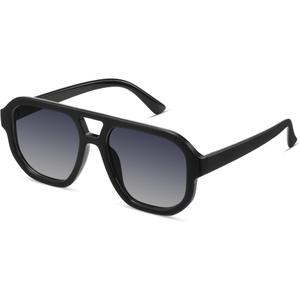 livho Trendy Polarized Square Aviator Sunglasses Women Men Square Eyewear Frame, Retro Sun Glasses for Women Men 2025 Shades
