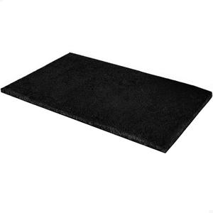 THEODORE MAGNUS Blank Door Mat - Welcome Mat for Front Door with Non-Slip Backing - Durable Coir Doormat - Perfect for Outside Entrance and Entryway Matt - Outdoor/Indoor - Black - 17" x 30" (1'5" x 2'6" (Rectangular))