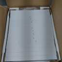 TUTOTAK Bookshelf, 5-Tier Tall Book Shelf, Narrow Bookcase for Small Space, DIY Stackable Bookshelf, for Living Room, Office, Study, Entryway, Industrial, White BS01BW005