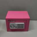 Voncabay Money Safe Box for Home with Sensor Light and Mute Function & Fireproof Security Safe Box with Emergency Power Outlet & with Digital Keypad-pink (0.23 Cubic Feet)