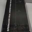 Dual Shower Head for Couples - High Pressure Adjustable Two Showerhead System with 4 Spray Modes, Easy Installation & Anti-Leak Design