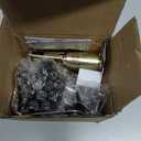 1 Side Keyed Deadbolt Lock,Single Cylinder Dead Bolt, Matte Black Round Exterior Keyed Front Entry Inside Door Deadbolt