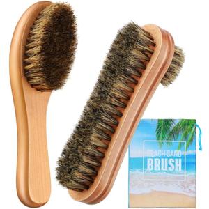 2 Pcs Sand Brush Sand Remover Surf Off Brush with Bag Beach Accessories for Vacation, Beach Sports, Pets and More
