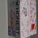 The Honest Company Comfort Dry Disposable Diapers for Sensitive Skin, Hypoallergenic, Rose Blossom + Tutu Cute, Club Box Size Newborn 72 Count