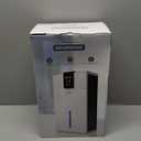 Dehumidifier, Dehumidifiers for Home, 98 OZ Water Tank, (1000 sq.ft) Quiet Dehumidifier for Basement Bathroom Bedroom with Humidity Display, Auto Shut Off, Relaxing 7 Color Ambient Light(Gray)