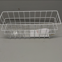 HealthSmart Walker Storage Basket with Cup Holder and Insert Tray, No Tools Needed, White, 16 x 5.5 x 7, Walker Accessories