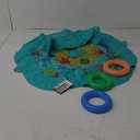 SwimSchool Splash Play Mat, Inflatable Kiddie Pool with Backrest for Babies & Toddlers, Includes Three Toys