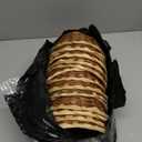 15 Pack Round Gift Baskets, 6.7x2.3 Inch Small Bamboo Bread Baskets for Bar, Kitchen, Supermarket