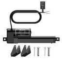 JiGiU 12V Actuator 6" Heavy Duty 660lbs/3000N Linear Actuator, 0.2"/s Linear Motion Actuators with Mounting Brackets & IP65 Protection for Car RV Electric Door Industrial Machinery Window-Black