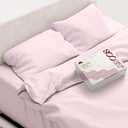 Mayfair Linen 800 Thread Count 100% Cotton Sheets - 4-Piece Hotel Style Luxury Long Staple Egyptian Quality Cotton Sheet Set, Fits Mattress Upto 16'' Deep Pocket (California King Size, Blush)