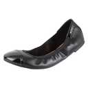 Comfort Plus Women's Black Claire Scrunch Flat 7.5 Medium by Payless