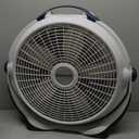 Lasko Wind Machine Air Circulator Floor Fan, 3 Speeds, Pivoting Head for Large Spaces, 20", 3300, White