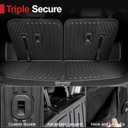 Cargo Mat for Kia Sorento 2021-2025 2026, All Weather TPE Trunk Mat with Backrest Mat Waterproof Durable Seat Cover Protector Replacement for Kia Sorento