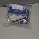 FUAMEY Dog Coat for Small Dogs,Waterproof Dog Winter Jacket with Harness Built in Puppy Cold Weather Coats Reflective Pet Vest with Zipper Warm Fleece Dogs Snowsuit Windproof Blue S