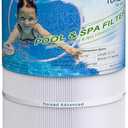 TOREAD Replacement for Pool Filter PA120, Ultra-B2, CX1200RE, C1200, Unicel C-8412, Filbur FC-1293, Waterway Clearwater II, Pro Clean 125, 817-0125N, Aladdin 22002, L x OD:23 1/4" x 8 15/16"
