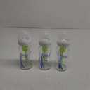 Dr. Brown's Natural Flow Anti-Colic Options+ Wide-Neck Glass Baby Bottles 9 oz/270 mL, with Level 1 Slow Flow Nipple, 3 Pack, 0m+