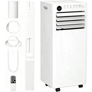 Electactic 8000BTU Portable Air Conditioner with Drainage-free Cooling, 4 in 1 Portable AC Units for Bedroom with Cool, Fan, Dehumidifier, Sleep, 24H Timer/Remote/Window Kits