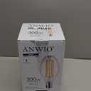 ANWIO LED ED37 Filament Brightness Bulb, 54W(300W Incandescent Equivalent) Nondimmable 5000K Daylight White with EX39 Extended Mogul Base, 8000Lm Alternative for HID/HPS/Metal Halide Bulb