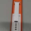 Bandletic Magnetic Bands Compatible with Apple Watch Band 44mm 45mm 46mm 49mm 42mm(Series 3) for Women Men, Silicone Magnet Sport Strap for iWatch Series 11 10 9 8 7 6 5 4 Ultra SE 3 2 1, White/Black