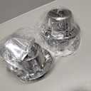 Chrome Wheel Hub Center Caps Replacement for F150 1980-1996 Truck Bronco Van 4x4 Front 4WD Wheel Drive (Includes 12 mounting Screws)